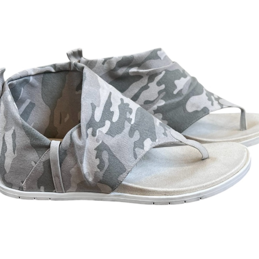 MIA Gray Camo Sandals